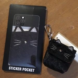 Air pods case and pocket wallet for cell phone